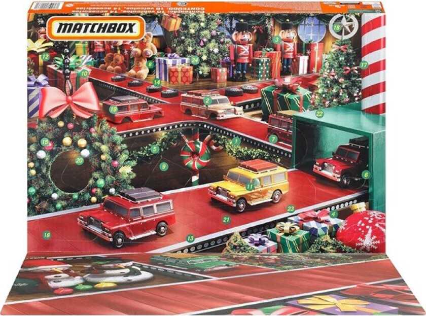 Matchbox Cars Advent Calendar 2023