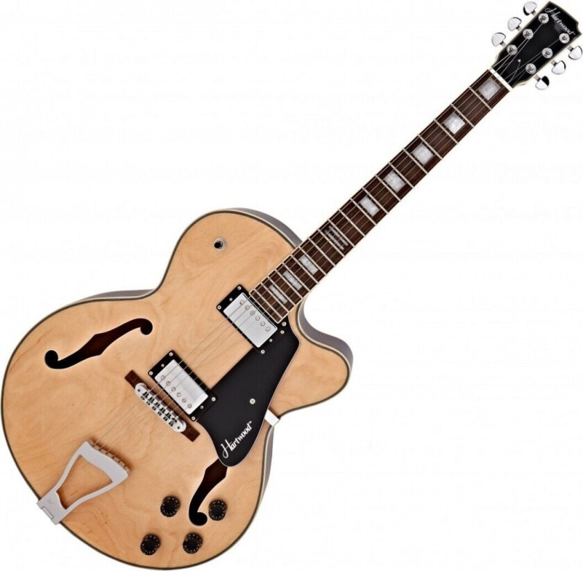 Novella Hollowbody Gitar Natural - Nesten Nytt