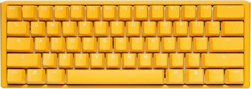 One 3 Yellow Mini 60% Mx Red Kablet Nordisk Tastatur