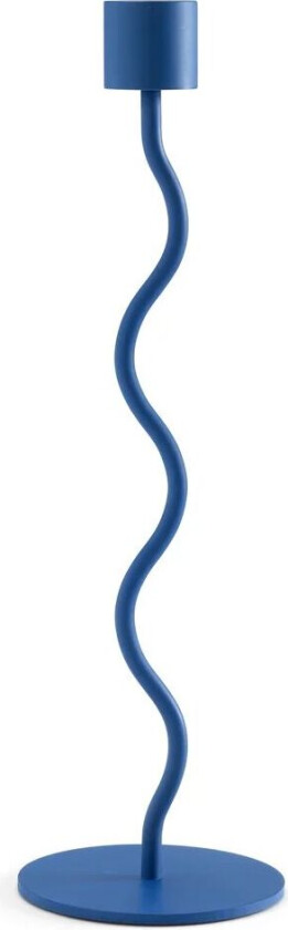 Curved lysestake 26 cm Cobalt Blue