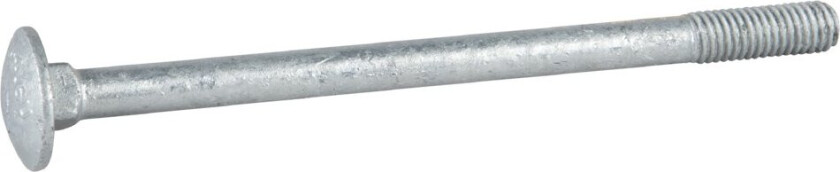 Låseskrue m8x40 din603 fzv -50 varmforsinket stål iso8677