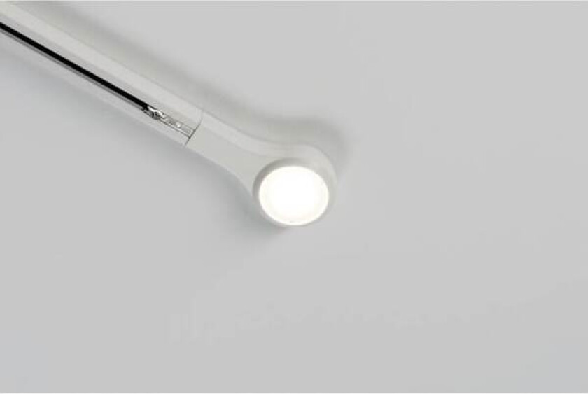 954.80, Spotlight på skinne, 1 ampuller, LED, 2700 K, 420 lm, Hvit