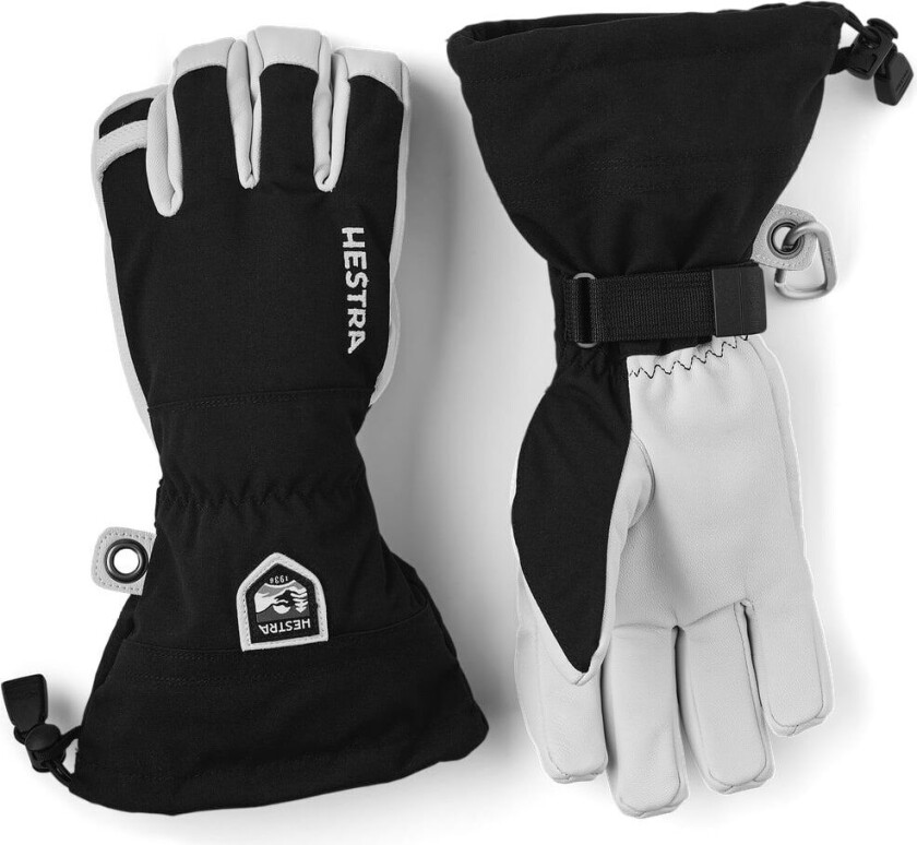 Army Leather Heli Ski Svart 8