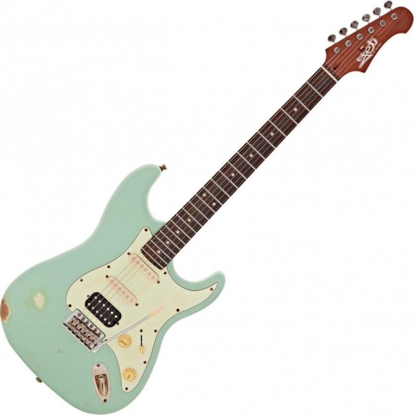JS-400 HSS Roasted Maple Sea Foam Green Relic