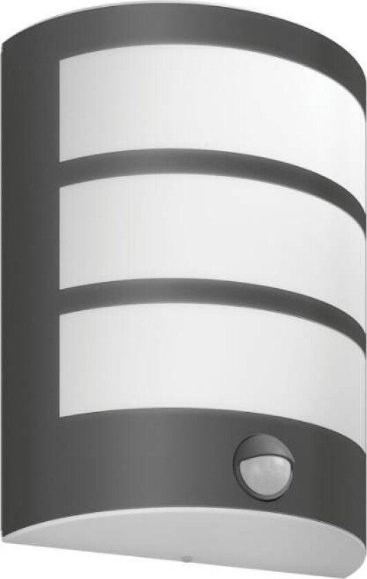 Python Vegglampe med sensor 6W 2700K IP44, antrasitt