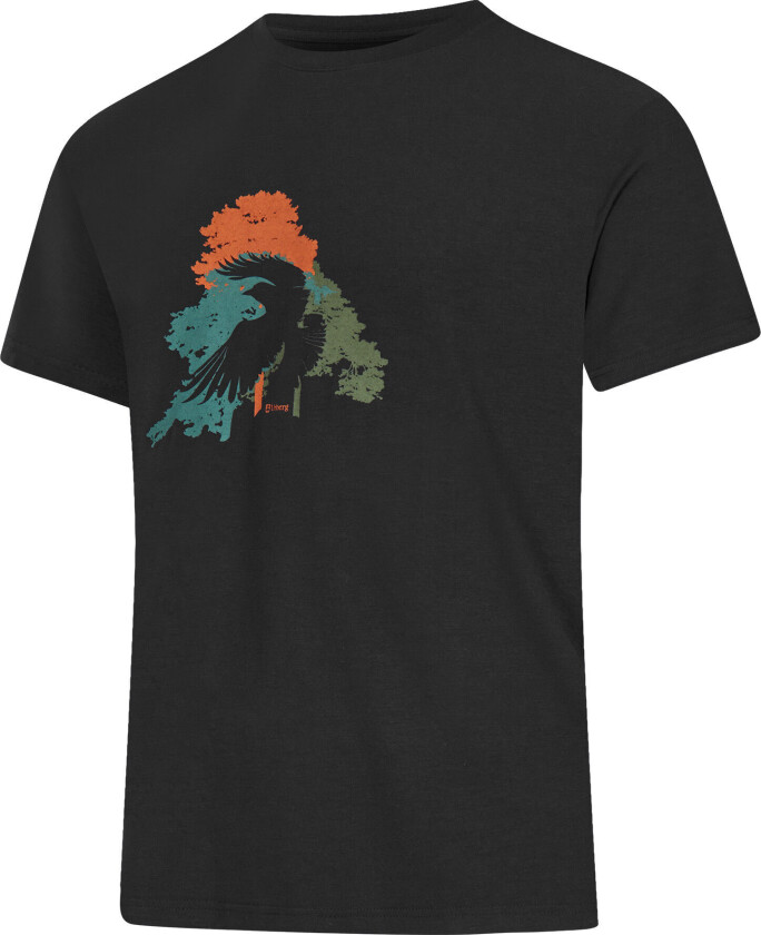 Men's Bamboo Print Tee Black Beauty M