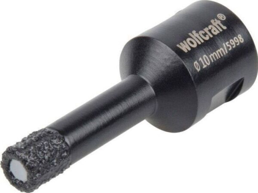 wolfcraft GmbH 5998000, Hullsag, 1 cm, 35 mm, Porselen, Fine stoneware, Marmor, Glazed tile, Granitt, Keramisk, Sort, M14