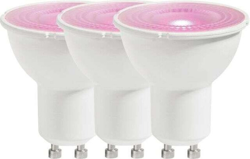 - Lyspærer Smart Colour 4,7W PAR16 (10-380lm) Dim. White 3-pack GU10