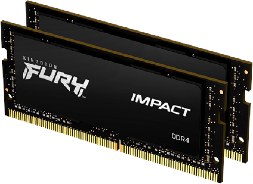 Bilde av Fury Impact 16gb (2-kit) 3200mhz Ddr4 Cl20 Sodimm 16gb 3,200mhz Cl20 Ddr4 Sdram So Dimm 260-pin