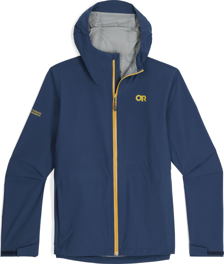 Men'S Stratoburst Stretch Rain Jacket Cenote XL, Cenote