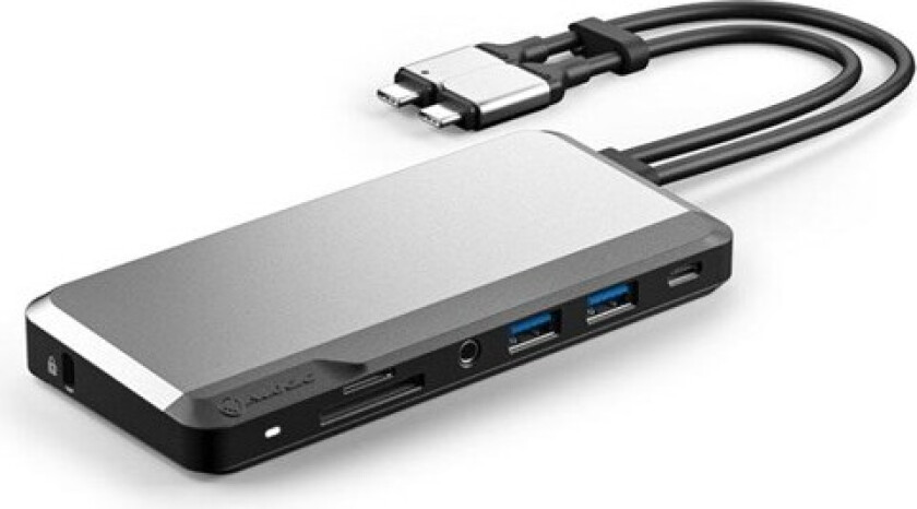 Bilde av Alogic  Dual USB-C Super Hub 10-in-1