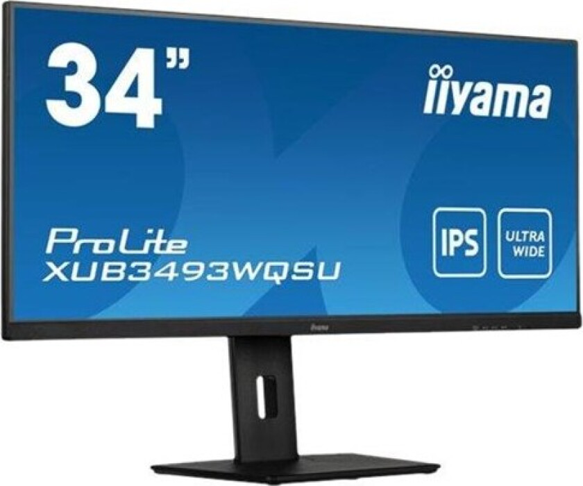 34" iiyama ProLite XUB3493WQSU-B5 - LED monitor - 34" - 4 ms - Skjerm