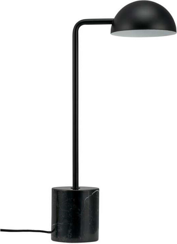 - Marble Metal Bordlampe Svart