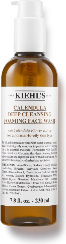 Calendula Deep Cleansing Foaming Face Wash (Størrelse: 230 ML)