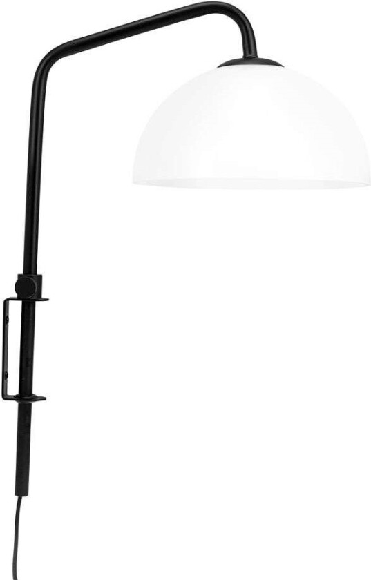 - Jazz Vegglampe Opal/Black Dyberg Larsen