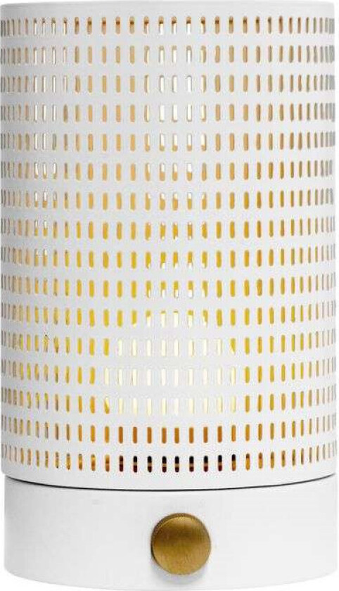 - Mesh Bordlampe White/Brass