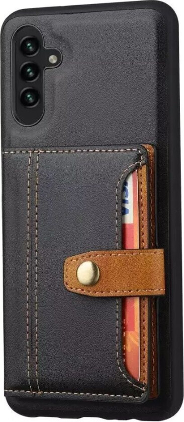 Samsung Galaxy A04s / A13 (5G) Hybrid Bakdeksel Med Kortholder - Svart