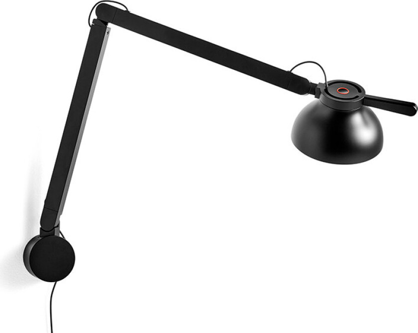 - PC Double Arm Vegglampe Soft Black