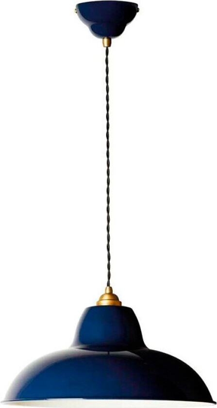 - Original 1227 Midi Wide Pendel Brass Ink Blue