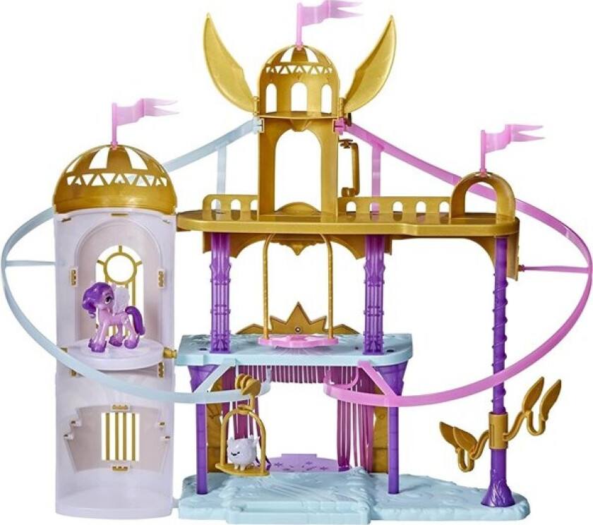 Bilde av My Little Pony Royal Racing Ziplines - Princess Petals & Cloudpuff Slott