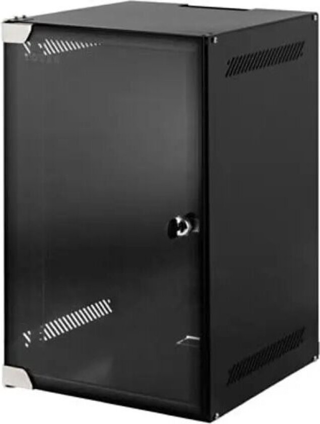 Wall Cabinet 4u 10" 28x31 Glass Door