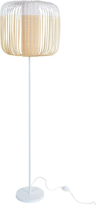 - Bamboo Gulvlampe White