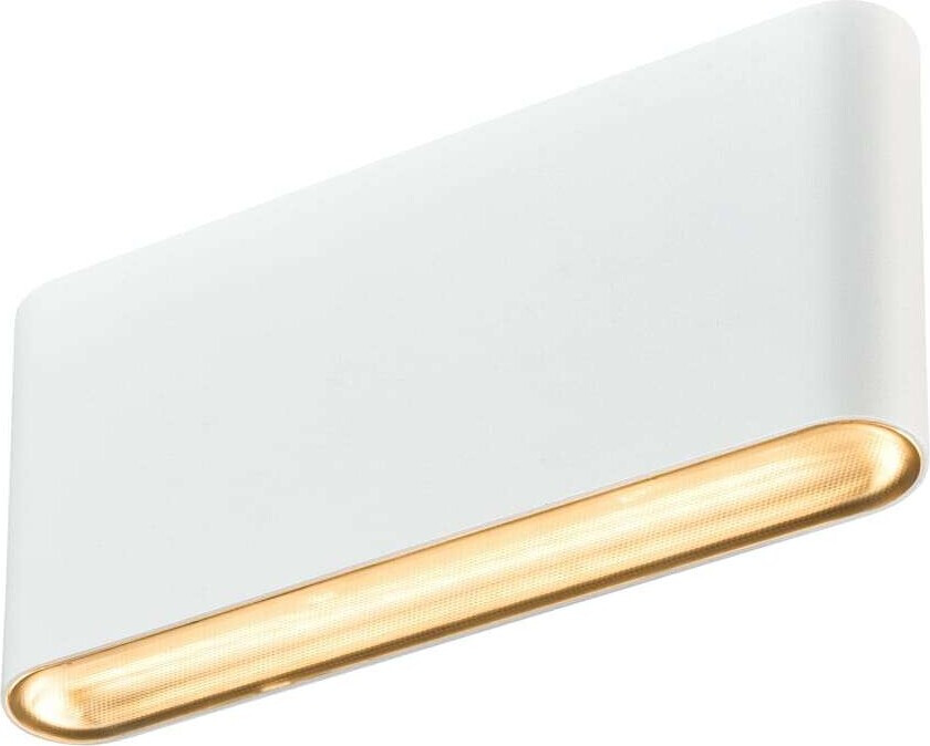 - Oval 18 LED Utendørs Vegglampe IP65 White