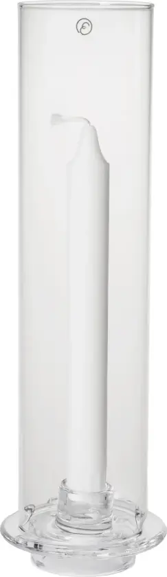 Bilde av Ernst lyslykt for kronelys Glass, Ø9x27,5 cm