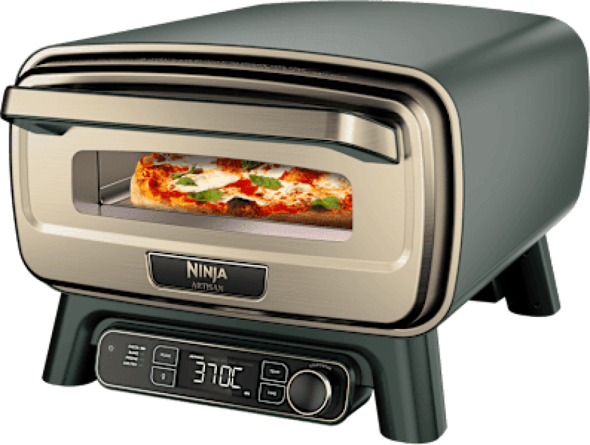 Artisan elektrisk pizzaugn och airfryer för utomhusbruk i Grün-gold MO201EUGN2 av Shark