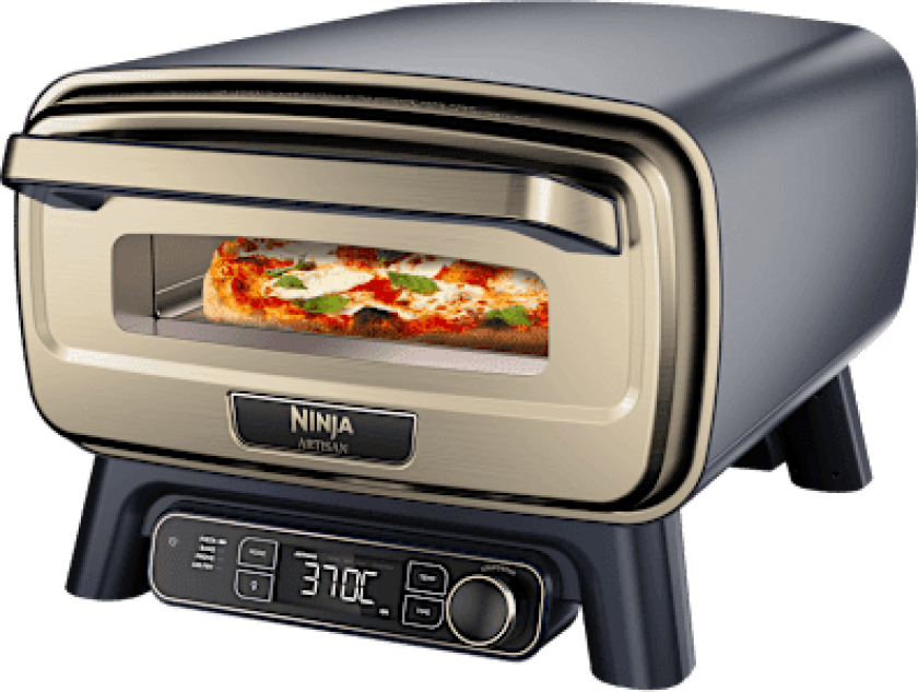 Artisan elektrisk pizzaugn och airfryer för utomhusbruk i Blau-gold MO201EUBL1 av Shark