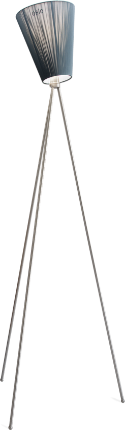- Oslo Wood Gulvlampe Stål/Grønn
