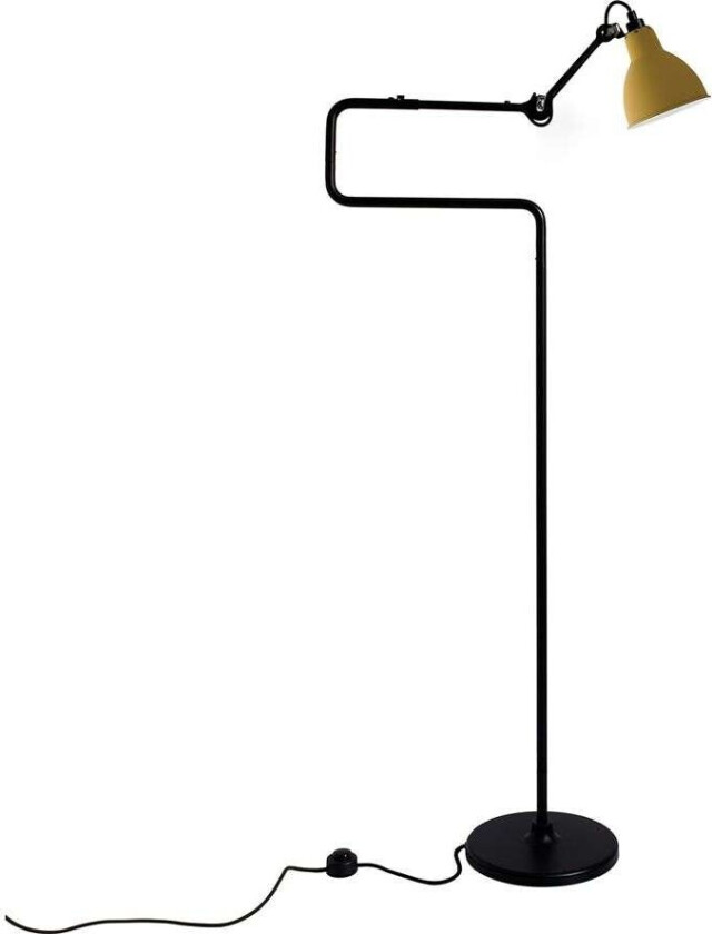 - 411 Gulvlampe Gul Lampe Gras