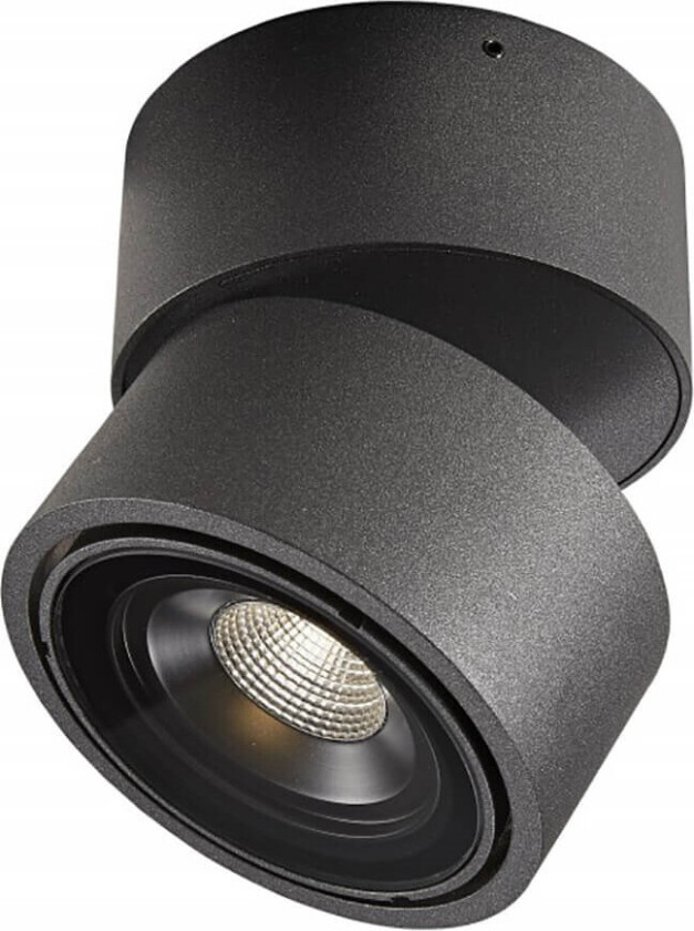 - Easy W100 Utendørs Påbygningsspot Svart