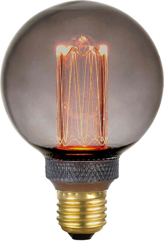 - Pære LED 5W (40-200lm) 3-step Smoke Mini Globe E27