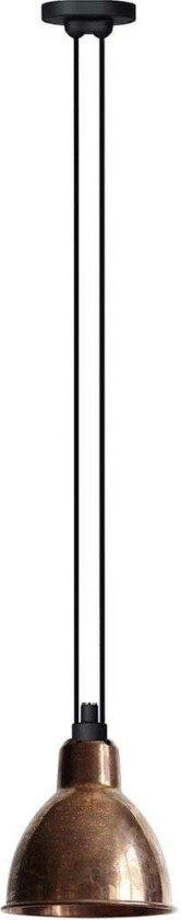 - 322 L Pendel Rund Rå Kobber Lampe Gras