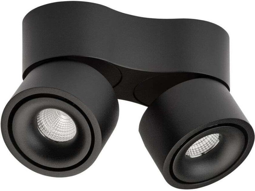 - Easy Mini Double W275 LED Taklampe w/Hole 2700K Black