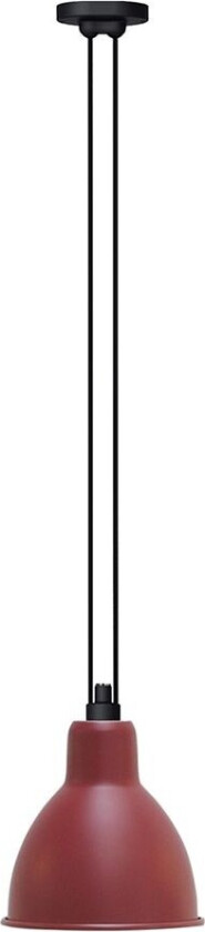 - 322 L Pendel Rund Rød Lampe Gras