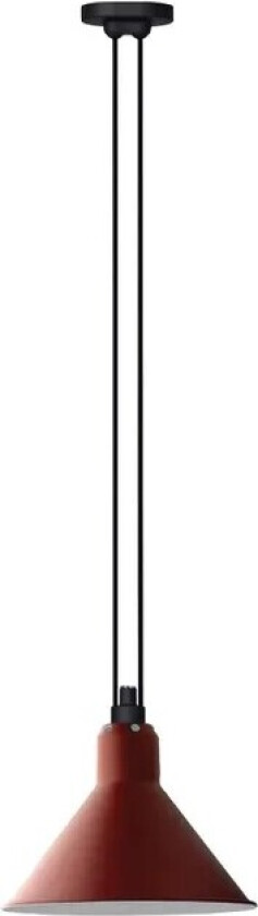 - 322 L Pendel Konisk Rød Lampe Gras