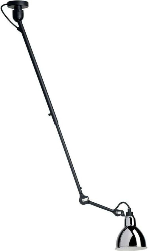 - 302 Taklampe Krom Lampe Gras