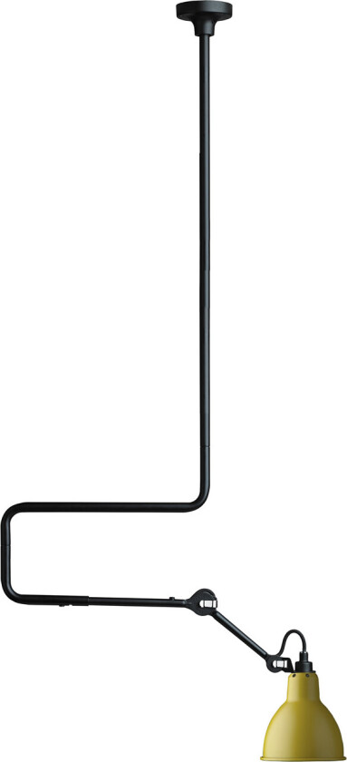 - 312 Taklampe Gul Lampe Gras