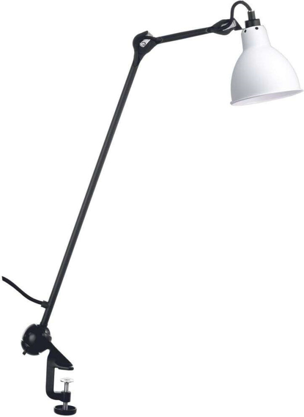 - 201 Bordlampe Svart/Hvit Lampe Gras