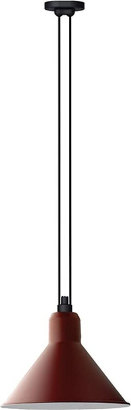 - 322 XL Pendel Konisk Rød Lampe Gras