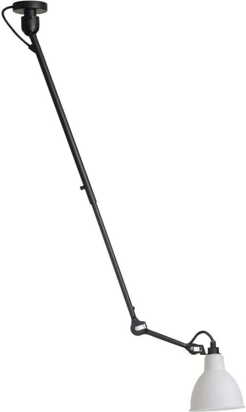 - 302 Taklampe Black/Opal Lampe Gras