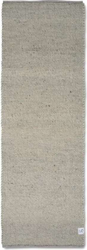 Merino entréteppe Concrete, 80 x 250 cm