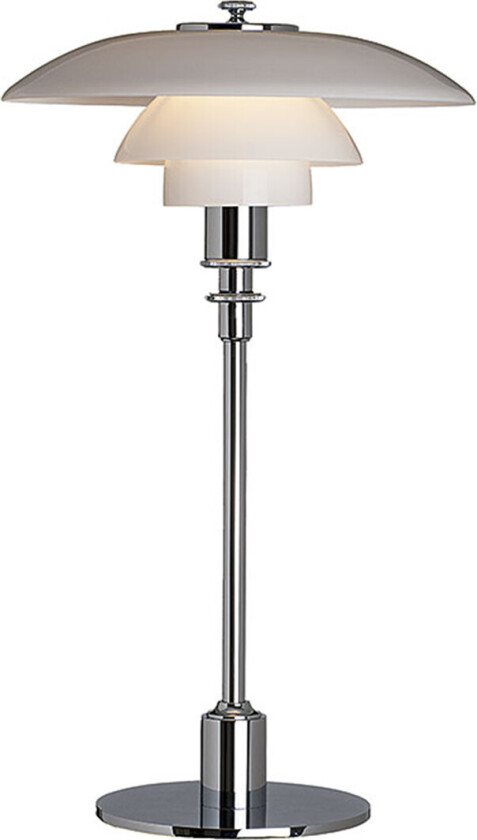 - PH 2/1 Bordlampe Høyglansforkromet
