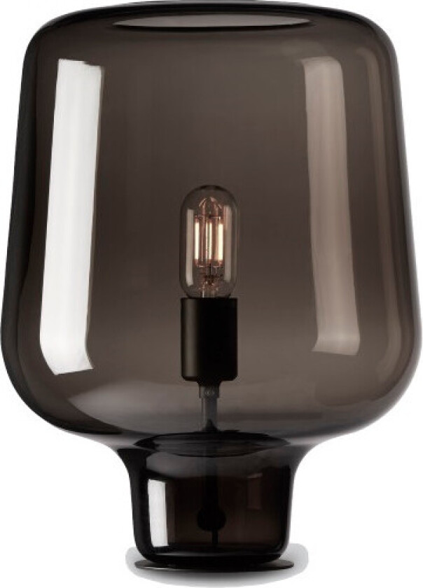 - Say My Name Bordlampe Smoked Glossy Grey