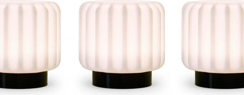 - Dentelles 9 Portable Bordlampe 3 pcs. Ø9 Black