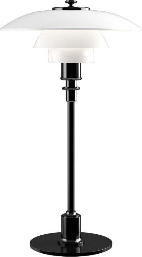 - PH 2/1 Bordlampe Svart Metallisert