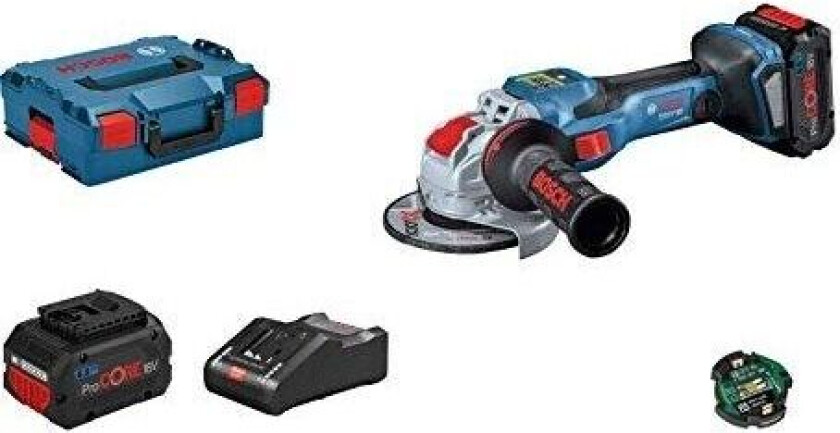 Bilde av CORDLESS ANGLE GRINDER GWX 18V-15SC 2X8A L-BOX