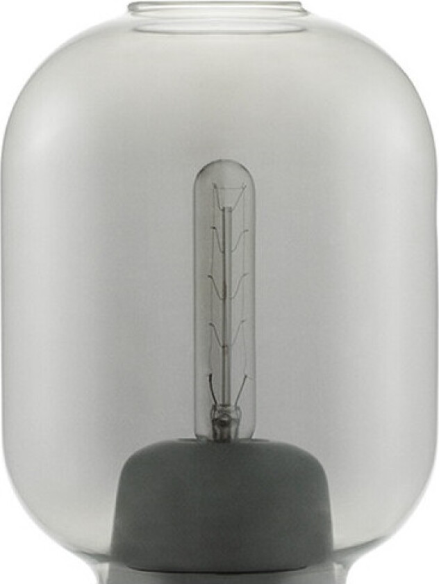 - Amp Glass t/Bordlampe Røyk